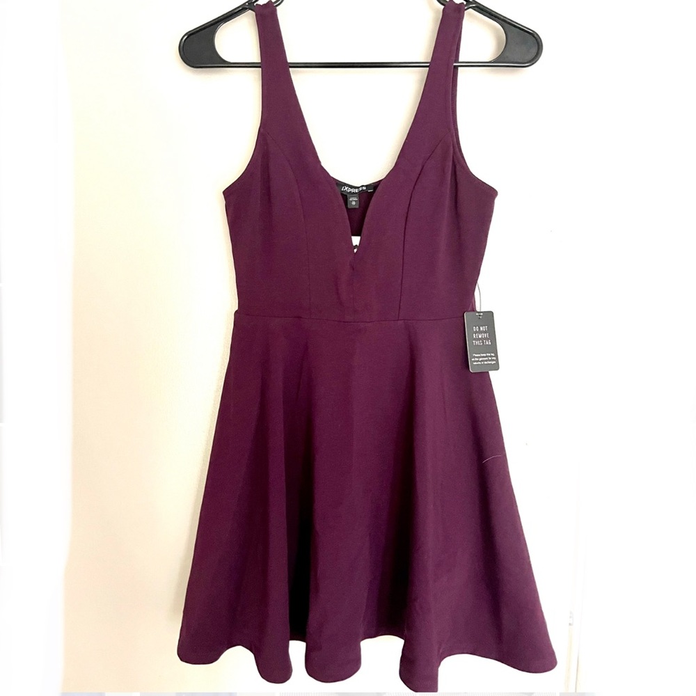 Purple Skater Dress